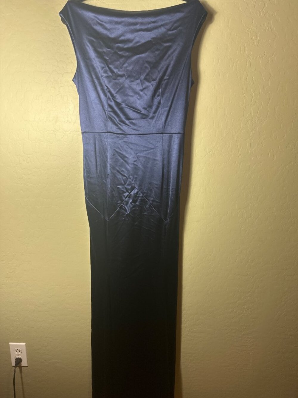 MUXXN Women's Retro 50s Style Gorgeous Sleeveless Evening Long Dress Blue "L" - Picture 2 of 5